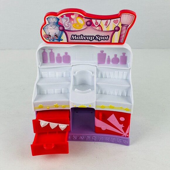 Shopkins Makeup Spot Shelf Cabinet Kids Toy Accessory Piece Pretend Play - Picture 3 of 4